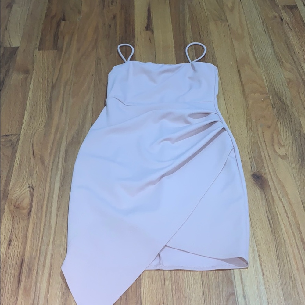 Light pink/blush formal cocktail dress